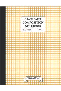 Graph paper composition notebook