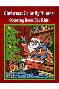 Christmas Color By Number Coloring Book For Kids