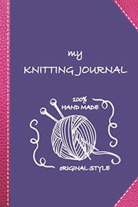 My knitting journal