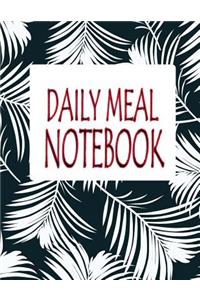 Daily Meal Notebook