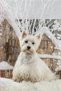 Blank Winter Westie Journal