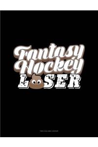 Fantasy Hockey Loser: Two Column Ledger