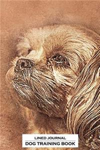 Lined Journal Dog Training Book