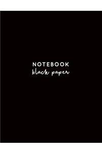 Notebook Black Paper