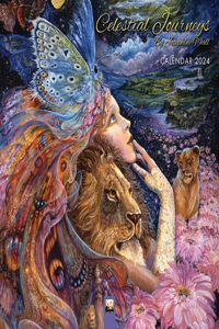 Celestial Journeys by Josephine Wall Wall Calendar 2024 (Art Calendar)