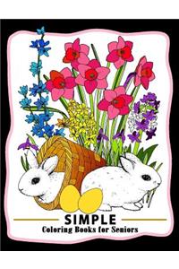 Simple Coloring books for Seniors