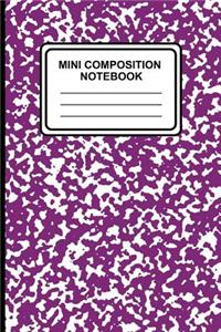 Mini Composition Notebook