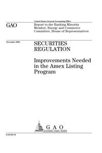 Securities Regulation: Improvements Needed in the AMEX Listing Program