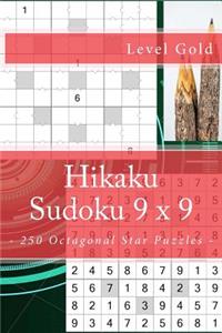 Hikaku Sudoku 9 X 9 - 250 Octagonal Star Puzzles - Level Gold