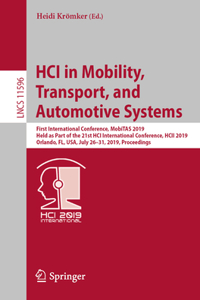 Hci in Mobility, Transport, and Automotive Systems