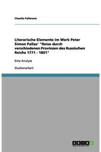 Literarische Elemente im Werk Peter Simon Pallas' 