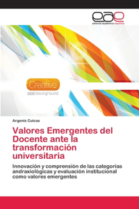 Valores Emergentes del Docente ante la transformación universitaria