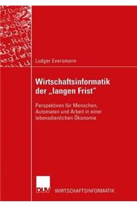 Wirtschaftsinformatik Der 