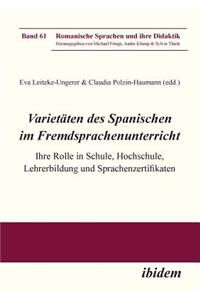 Varietäten des Spanischen im Fremdsprachenunterricht