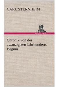 Chronik von des zwanzigsten Jahrhunderts Beginn