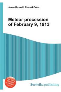 Meteor Procession of February 9, 1913