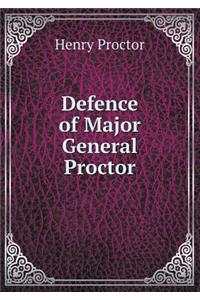 Defence of Major General Proctor