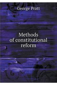Methods of Constitutional Reform
