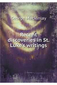 Recent discoveries in St. Luke's writings