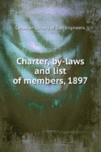 Charter, by-laws and list of members, 1897