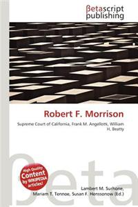 Robert F. Morrison
