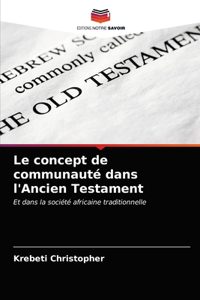 Le concept de communauté dans l'Ancien Testament
