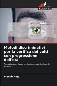 Metodi discriminativi per la verifica dei volti con progressione dell'età