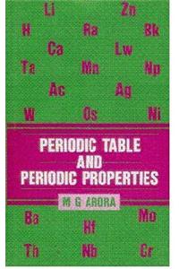 Periodic Table and Periodic Properties
