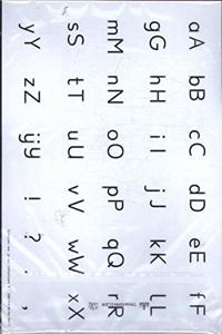 Schrijven Leer Je Zo! Letterkaart 4 - Set Van 5 Ex