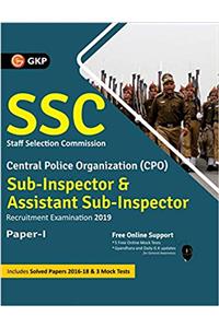 SSC CPO 2019 : Sub-Inspector & Assistant Sub-Inspector Paper I - Guide