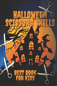 Halloween Scissors Skills Book For Kids