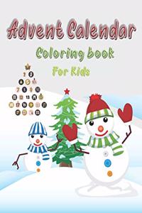Advent Calendar Coloring Book For Kids