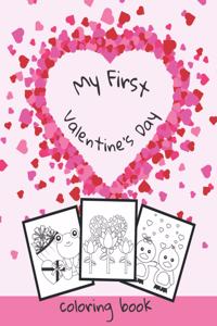 My First Valentine's Day Coloring Book