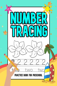 Number Tracing Practice Book For Preschool
