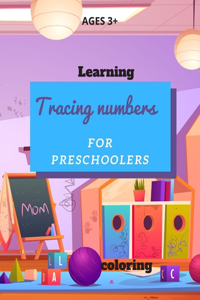 learning tracing numbers for preschoolers and coloring