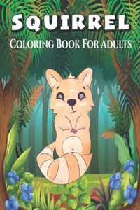 Squirrel Coloring Book For Adults