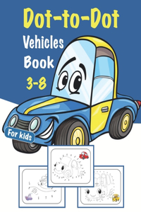 Dot-To-Dot vehicles Book For Kids