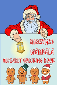 Christmas Mandala Alphabet Coloring Book