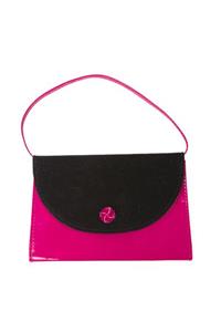 Nirv, My Purse Bible, Leathersoft, Pink/Black
