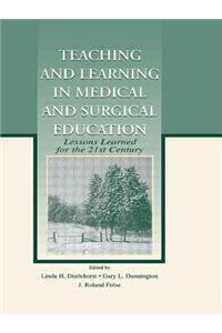Teaching and Learning in Medical and Surgical Education