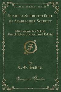 Suaheli-Schriftstücke in Arabischer Schrift