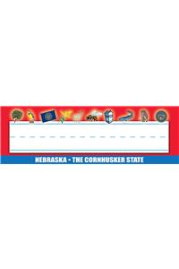 Nebraska Nameplates - Pack of 36