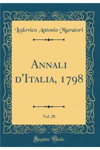 Annali d'Italia, 1798, Vol. 20 (Classic Reprint)