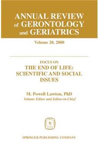 Annual Review of Gerontology and Geriatrics, Volume 20, 2000