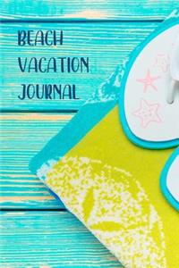 Beach Vacation Journal