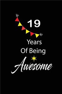 19 years of being awesome