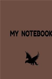 My Notebook.: Composition size (7.5"x 9.25") with lined and blank spaces, ideal for Journal, Doodling, Sketching and Notes.