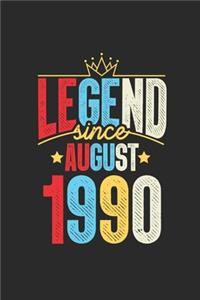 Legend Since August 1990