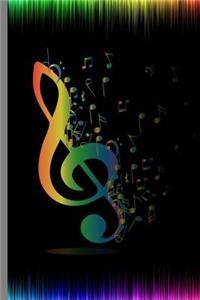 Watercolor Rainbow Notes