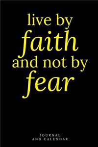 Live By Faith And Not By Fear